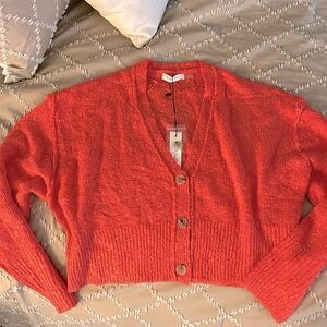 Brand new Red Dress cropped sweater - Size Small